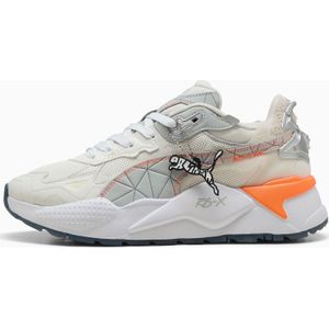 PUMA RS-X Up x RO unisex sneakers voor Heren, Grijs/Wit/Oranje