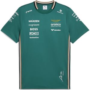 PUMA x ASTON MARTIN ARAMCO F1® TEAM Replica Alonso T-shirt voor Heren, Groen, Maat S
