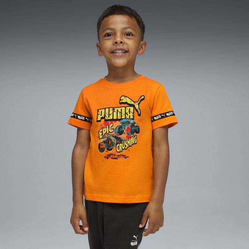 PUMA - T-shirt - Oranje - PUMA x HOT WHEELS™ MONSTER TRUCKS