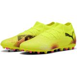 PUMA - FUTURE 8 PRO MG - Voetbalschoenen - Zwart/Geel - Gerecycled Materiaal