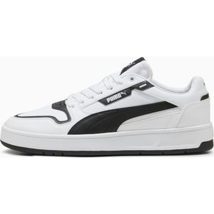 PUMA Court Classic Street sneakers unisex voor Heren, Wit/Zwart