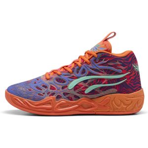PUMA MB.04 Creativity uniseks basketbalschoenen, Roze/Oranje, Maat 44
