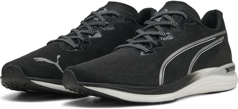 PUMA Propio NITRO™ hardloopschoenen voor Dames, Zwart/Wit, Maat 35,5