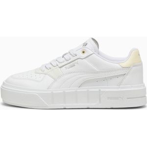 PUMA Cali Court leren damessneakers, Wit