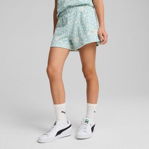 PUMA Flaming Love short met hoge taille, Modern Mint