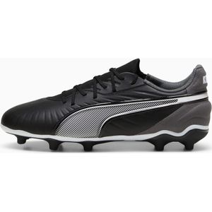 PUMA KING MATCH FG/AG voetbalschoenen, Wit/Zwart/Grijs