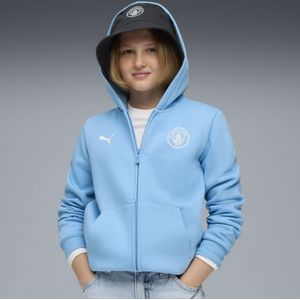 PUMA - FtblEssentials - Jack met Capuchon - Blauw/Wit