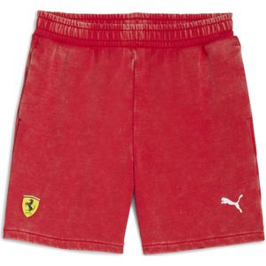 PUMA Scuderia Ferrari Sportswear sweatshort, Rood, Maat 4-5Y