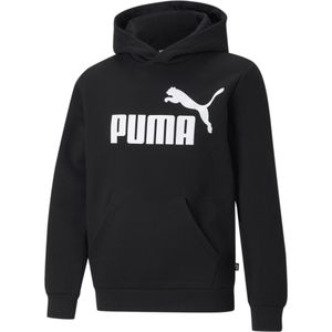 Essentials Big Logo hoodie voor Heren, Zwart, Maat 1-2Y | PUMA