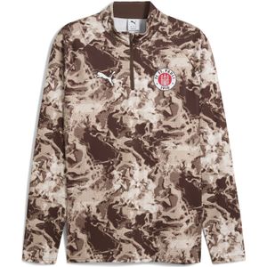 PUMA - Girona FC - Pre-Match Shirt - Wit/Bruin - Heren