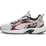 PUMA - Milenio Tech - Sneakers - Grijs/Rood/Zilver