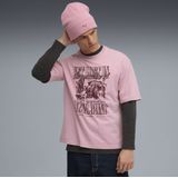 PUMA - Graphic Paradise Mindset - T-shirt - Roze - Boxy
