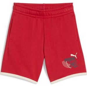 PUMA - Little Runners - Korte Broek - Grijs - Sweatstof