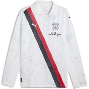 PUMA KIDSUPER x MANCHESTER CITY Retro shirt voor Heren, Zwart/Wit, Maat S