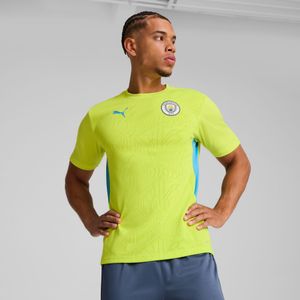 PUMA Manchester City trainingsshirt voor Heren, Blauw/Geel