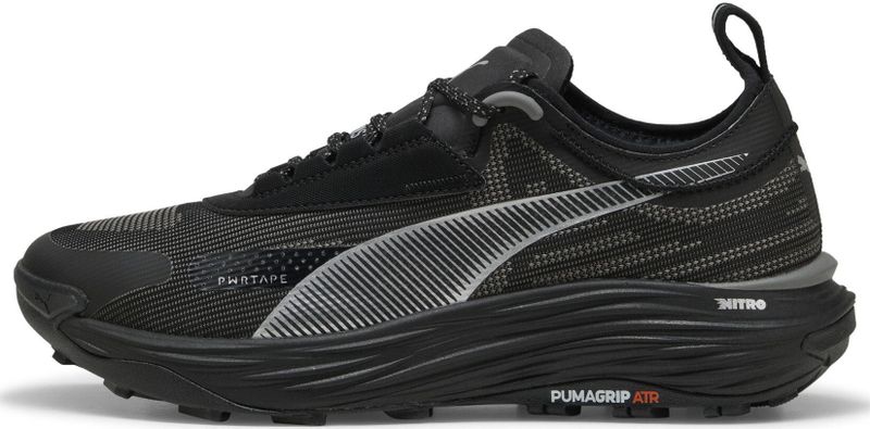 PUMA - Voyage NITRO? 3 - Hardloopschoenen - Zwart/Zilver - NITROFOAM