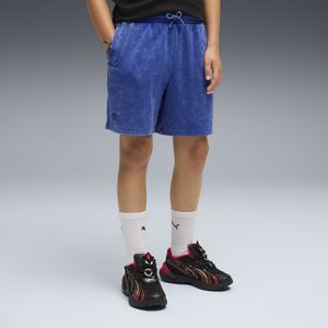PUMA x SONIC THE HEDGEHOG relaxte korte broek voor Heren, Blauw, Maat 15-16Y