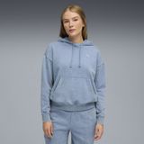 PUMA Essentials Elevated relaxte verwassen hoodie voor Dames, Blauw, Maat XXS