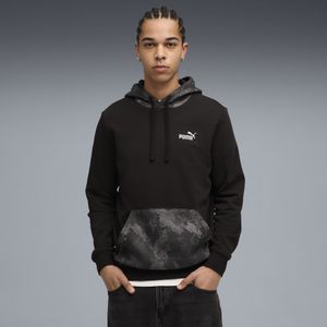 PUMA Essentials camouflagehoodie voor Heren, Zwart, Maat XS