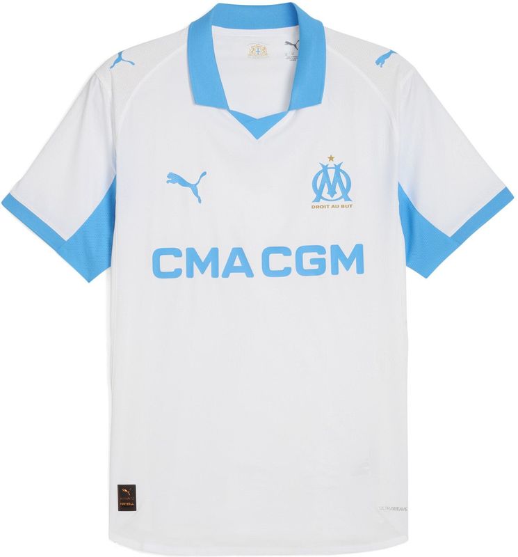 Puma - Olympique de Marseille - Thuistenue - Blauw - Polyester