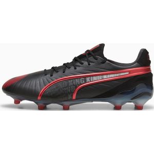 PUMA KING ULTIMATE Launch Edition FG/AG unisex voetbalschoenen, Rood/Zwart