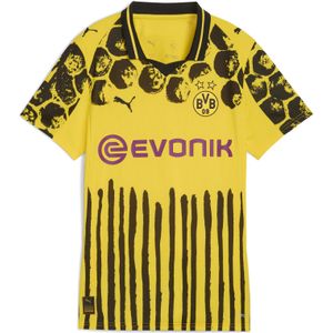 PUMA KIDSUPER x BORUSSIA DORTMUND shirt voor Dames, Zwart/Geel, Maat S