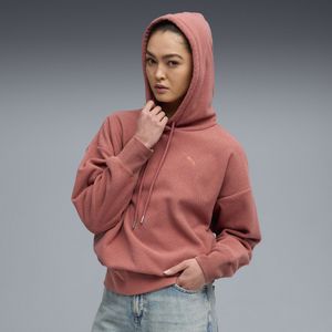 PUMA - HER - Oversized Winterhoodie - Rood