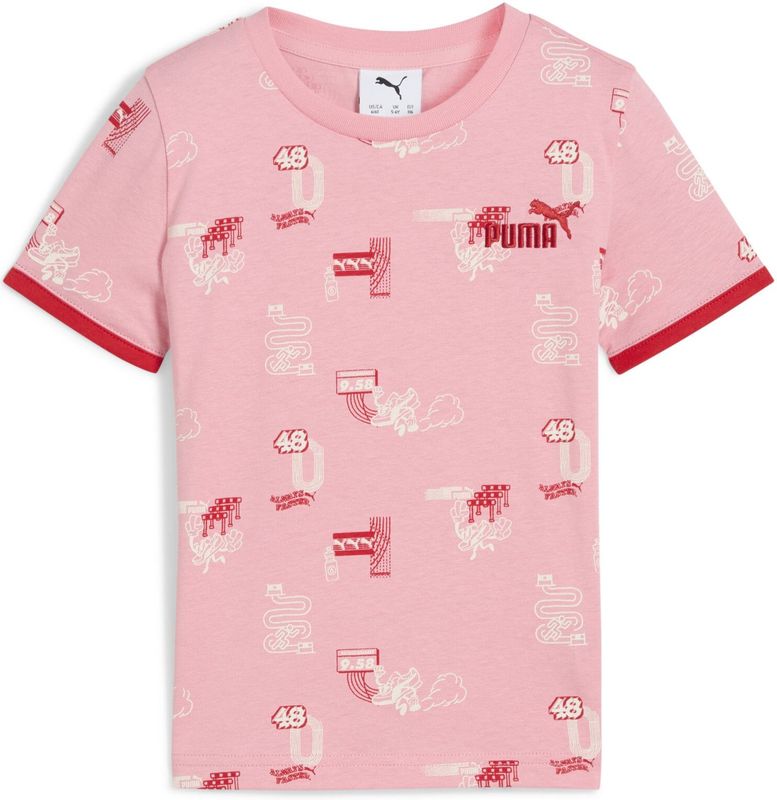 PUMA - Little Runners - T-shirt - Roze