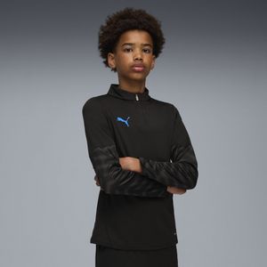 PUMA - individualCUP - Voetbaltop - Blauw/Zwart/Wit - Kwartrits