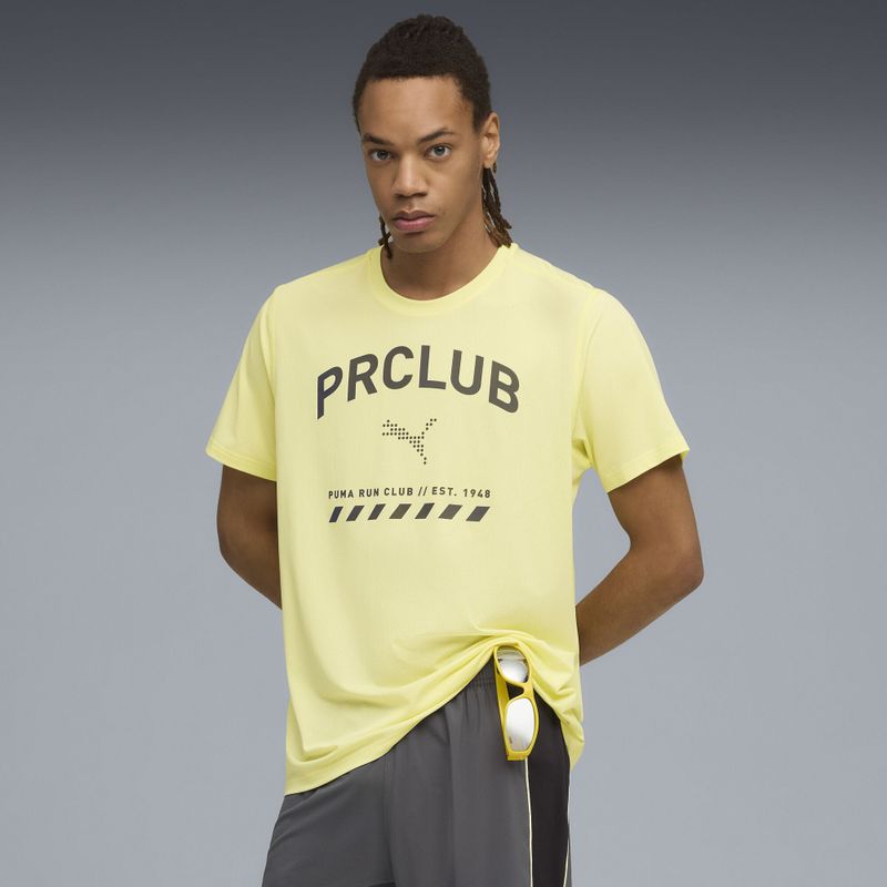 PUMA - RUN CLUB - T-shirt - Goud - Heren