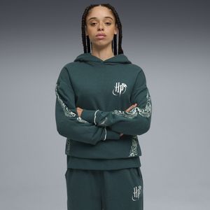 PUMA HOOPS x HARRY POTTER™ hoodie voor Dames, Groen, Maat L