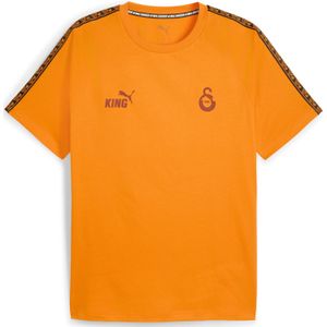 PUMA Galatasaray SK KING T-shirt voor Heren, Oranje, Maat XXS