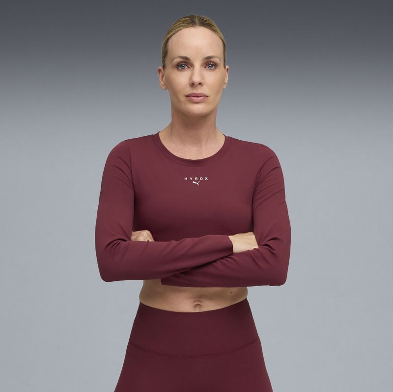 PUMA - HYROX SHAPELUXE T-shirt - Zwart - Poly/Spandex