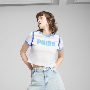 FUTURE.PUMA.ARCHIVE baby-T-shirt met print voor Dames, Wit, Maat S