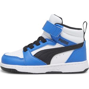 PUMA Rebound V6 Mid sneakers, Blauw/Zwart/Wit, Maat 24