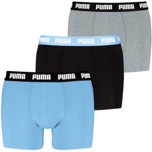 PUMA - Boxershorts - Blauw/Grijs