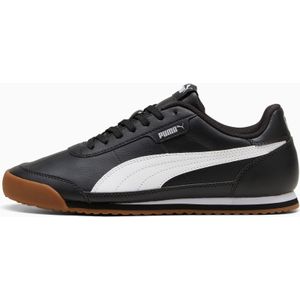 PUMA Turino II unisex sneakers voor Dames, Zilver/Zwart/Wit