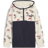 PUMA - Little Runners - Hoodie - Blauw - Met Halve Rits
