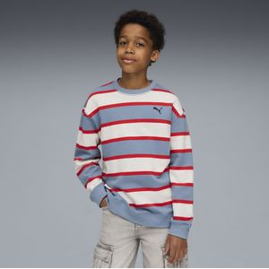 PUMA - Wardrobe Essentials - Sweatshirt - Blauw - Relaxed Pasvorm