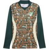 PUMA - Ivoorkust 2025 - Prematch-sweater - Oranje - Lange Mouwen