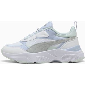 PUMA Cassia sportschoenen voor Dames, Wit/Blauw/Grijs