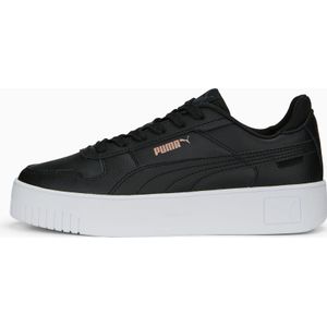 PUMA Carina Street sneakers voor Dames, Wit/Roze/Zwart