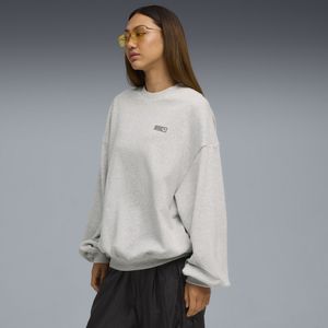 PUMA x ROSÉ oversized top met ronde hals voor Dames, Grijs, Maat XXS