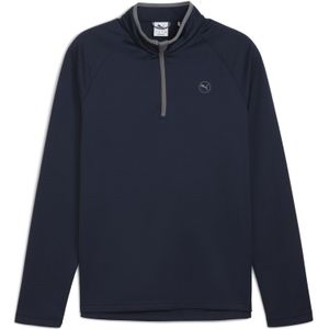 PUMA - Wafelfleece Top - Blauw - Heren