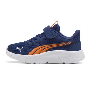 PUMA FlexFocus Modern hardloopschoenen, Blauw/Wit/Oranje, Maat 27,5