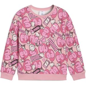 PUMA - x HELLO KITTY AND FRIENDS - Top - Roze - Ronde Hals - All-over-print