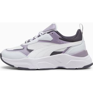 PUMA Cassia sportschoenen voor Dames, Grijs/Wit/Zilver