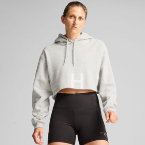 PUMA x HYROX hoodie van zware kwaliteit voor Dames, Grijs