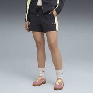 PUMA T7 Pintuck 4"short voor Dames, Blauw, Maat S