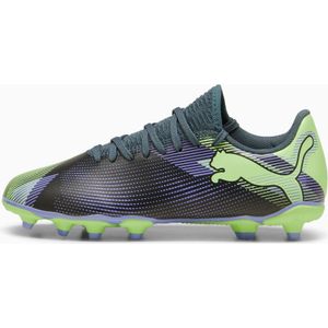 PUMA FUTURE 7 PLAY FG/AG voetbalschoenen, Grijs/Wit/Paars